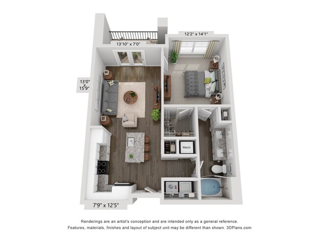Floorplan - Meridian at Rogers Branch