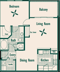 1BR/1BA - Barrington Park Condominiums