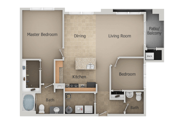 Floorplan - San Moritz Apartments