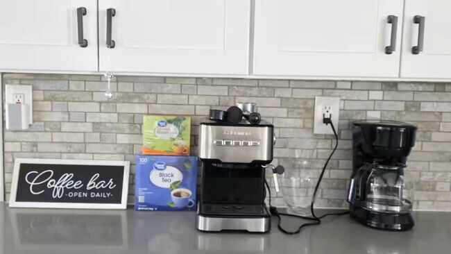 Kickstart your day with the convenience of our modern coffee maker. - 9853 Saint George St