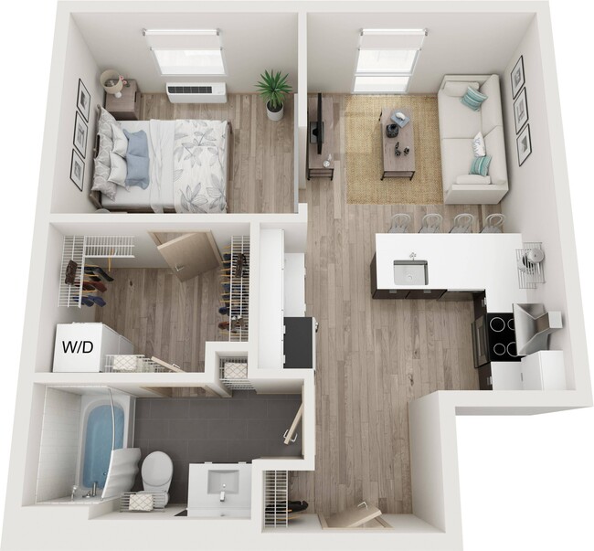 Floor Plan T - Ox-Op Apartments