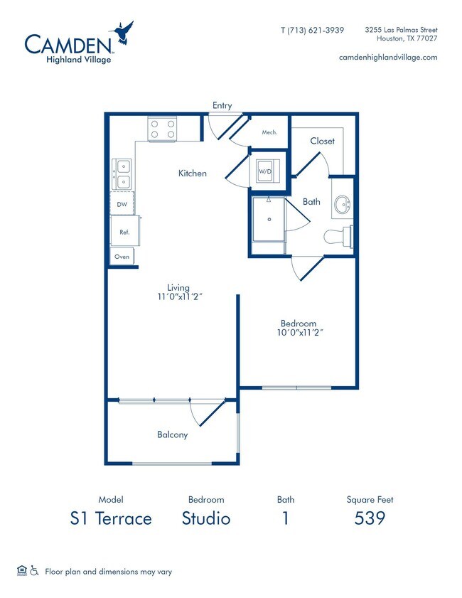 Floorplan - Camden Highland Village