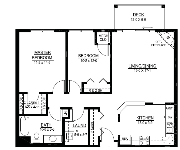 2BR/1BA - Applewood Pointe of Bloomington at Southtown