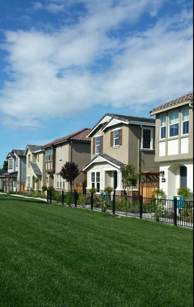Front of house facing small community park - 625 Montage Cir