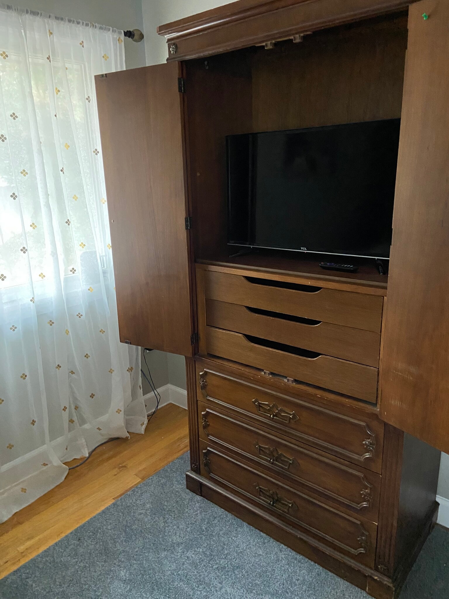 Private bedroom with tv and armoire - 918 S 258th Pl