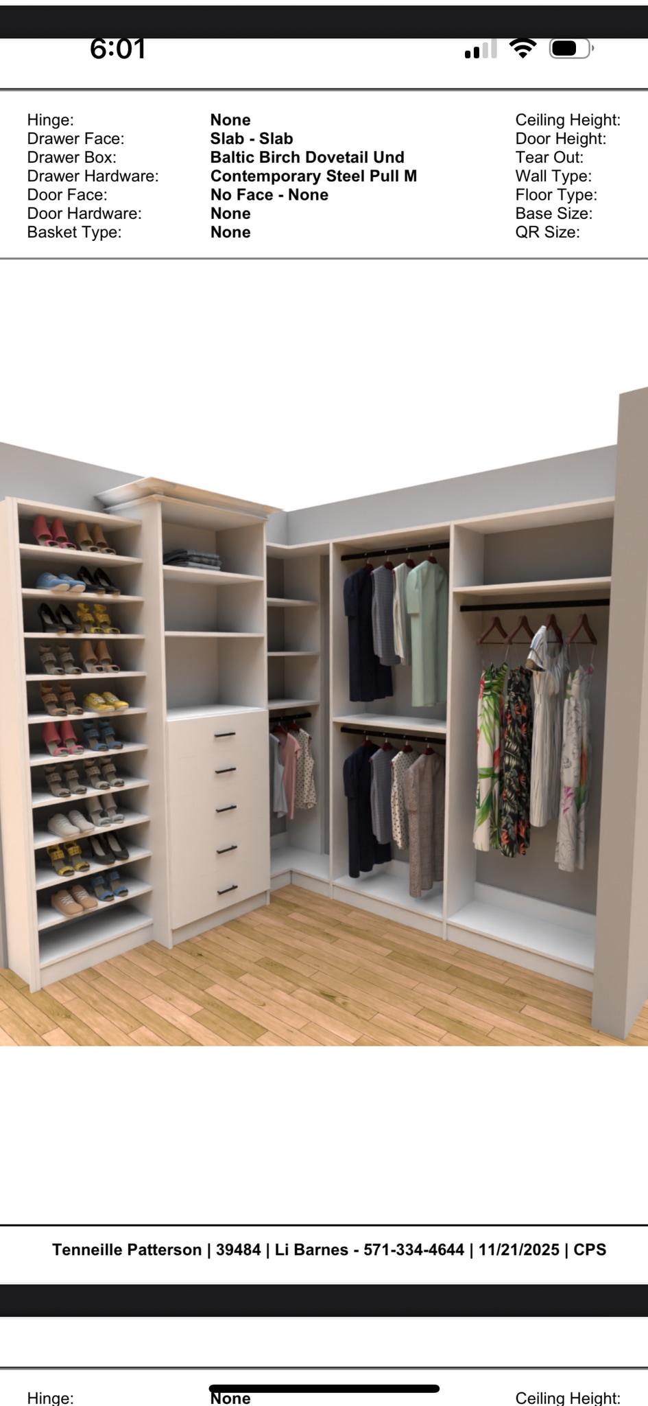 master closet - 807 Oak Bridge Ln