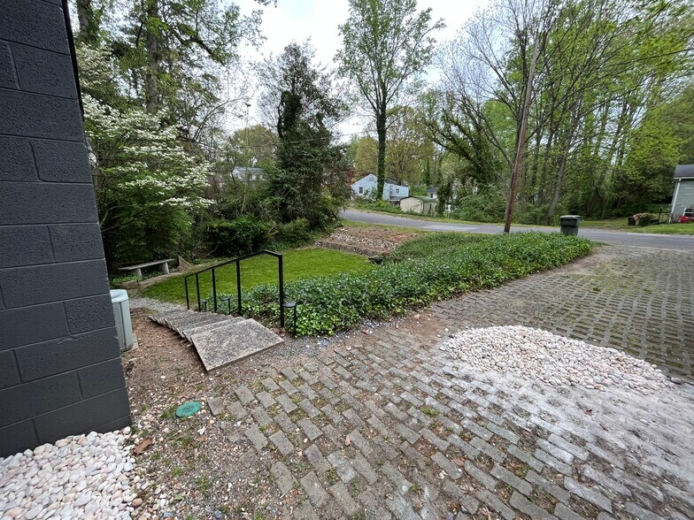 Stairs down to apartment - 1308 Revere Rd