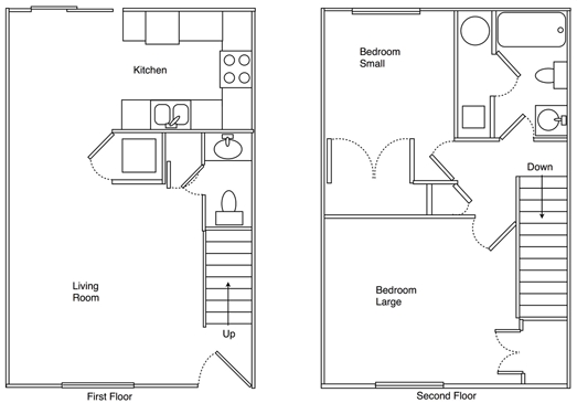 2BR/1.5BA - Birch Tree Apartments