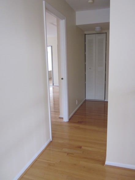 upstair hallway with linen closet - 658 15th St S