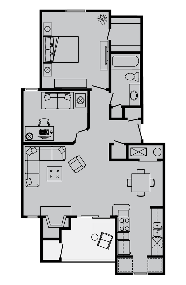 Floorplan - The Vanderbilt Apartments
