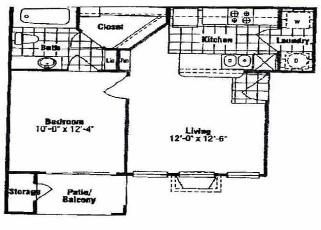1BR/1BA - Trace Apts.
