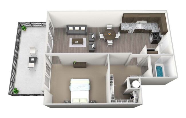 Floorplan - 230 West Alabama Apartments