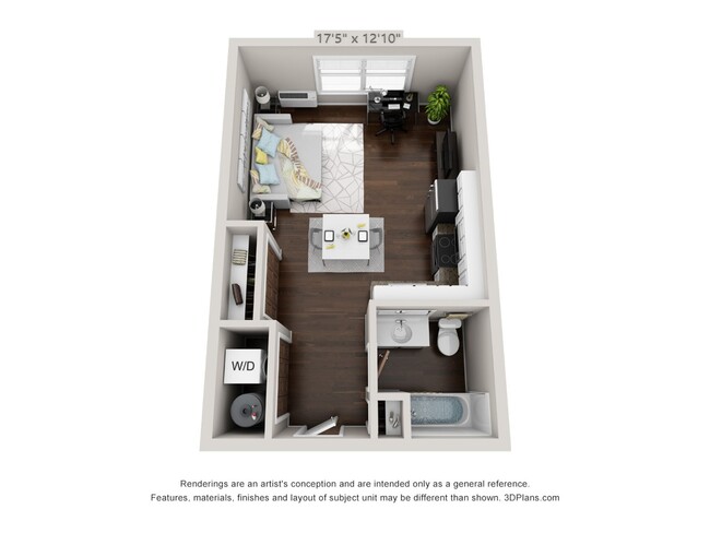 Floorplan - The Overlook Apartments