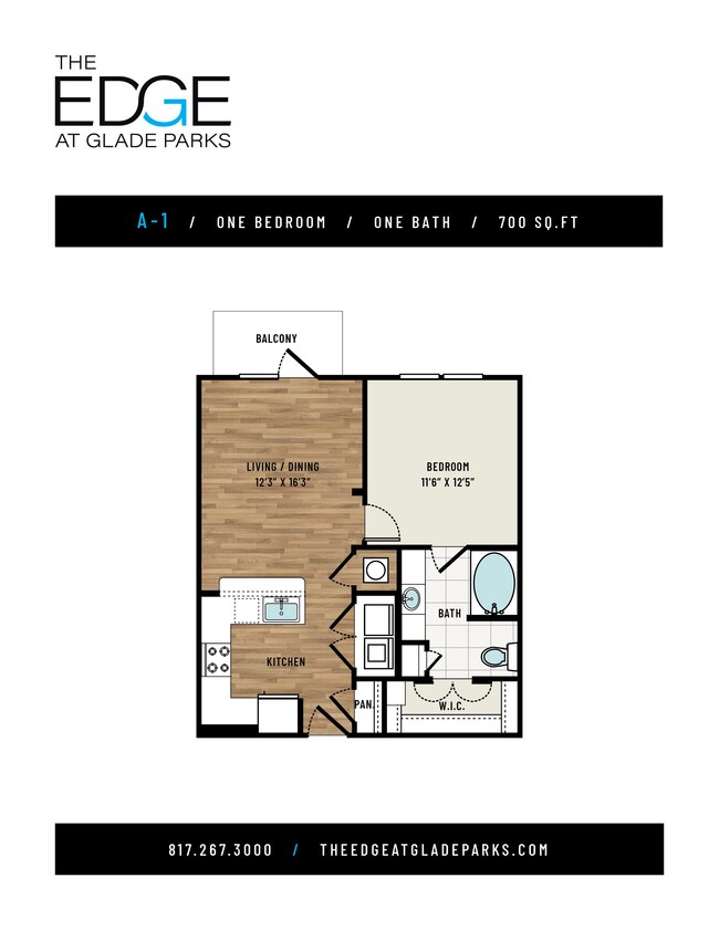 Floorplan - The Edge at Glade Parks