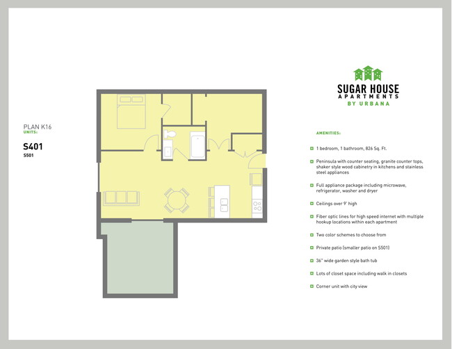 Floorplan - Sugar House Apartments By Urbana