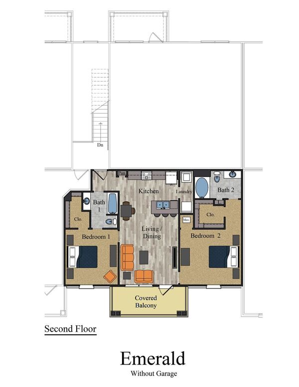 Floorplan - Meridian Park Apartments