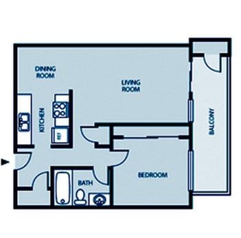 Floorplan - The Edge Apartments