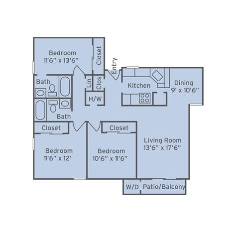 Floorplan - The Villages of Lake Boone Trail