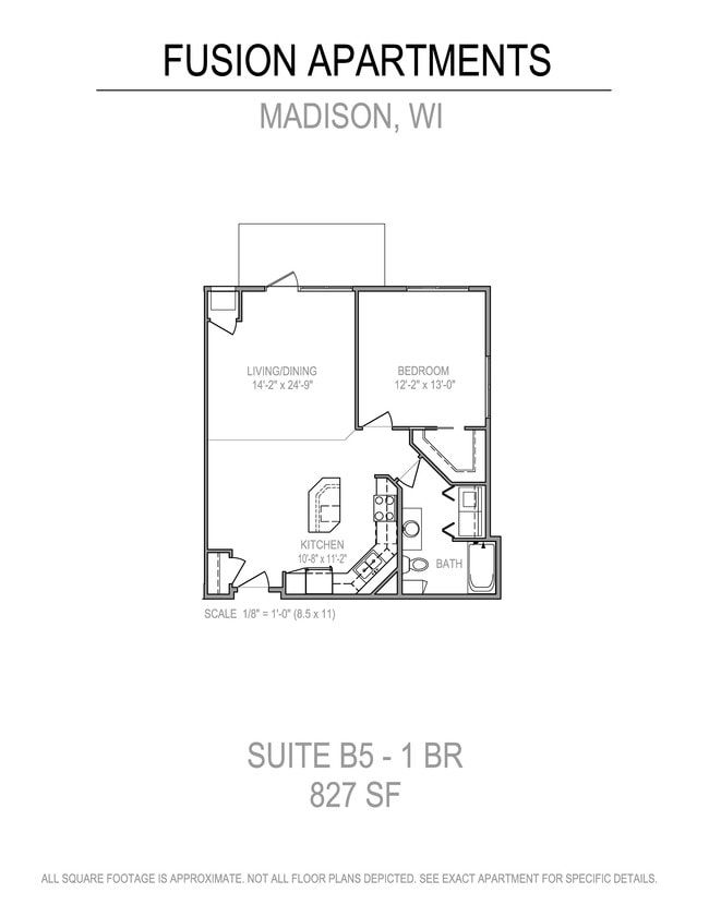 Floorplan - Fusion at 841