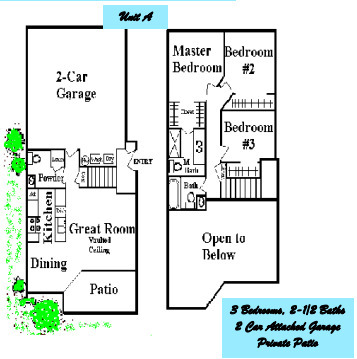 Floorplan - Charleston Court Townhomes