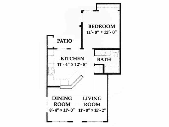 Plan B - Courtyards at Kirnwood Apartment Homes