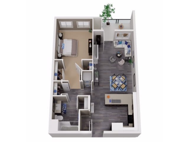 Floorplan - Cascara Canyon Apartments