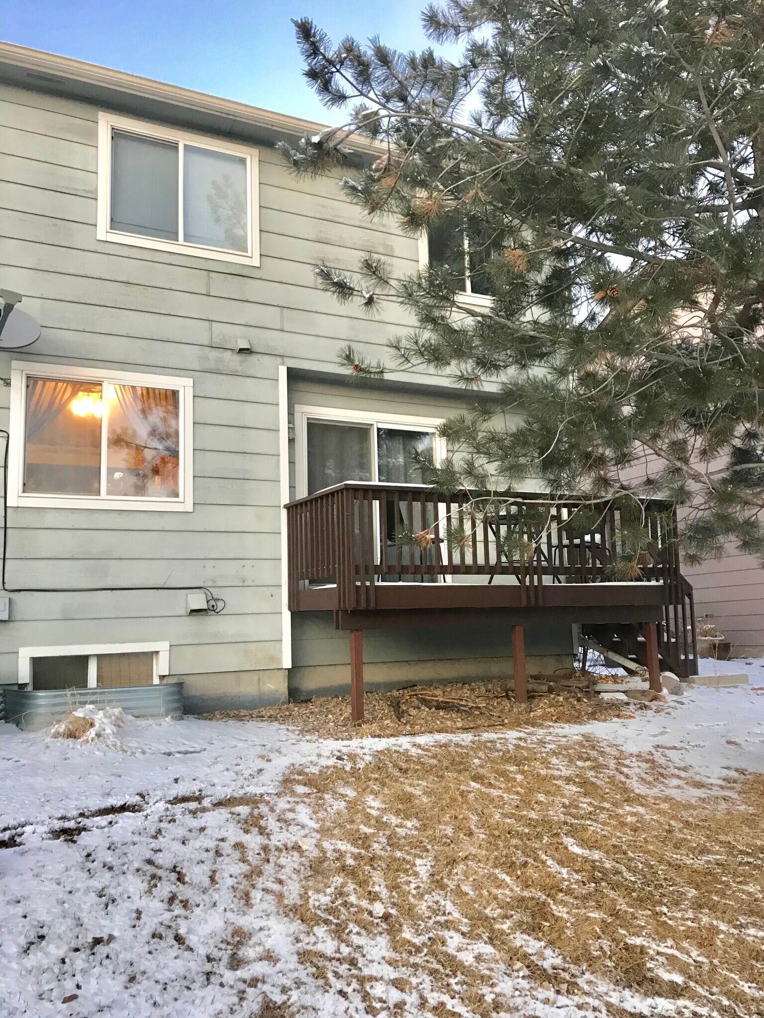 Balcony in Winter - 1010 Winona Cir