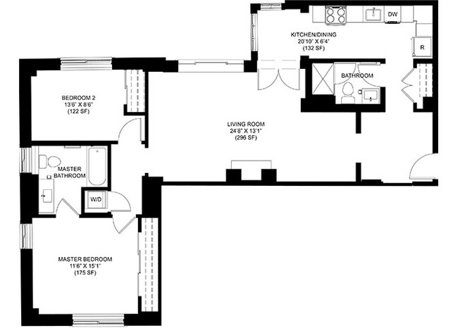 Floorplan - Park Heights by the Lake Apartments