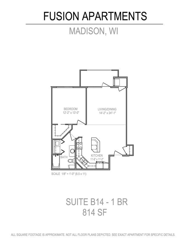 Floorplan - Fusion at 841