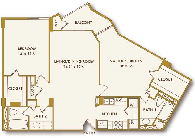 2BR/2BA - Sage Condominiums