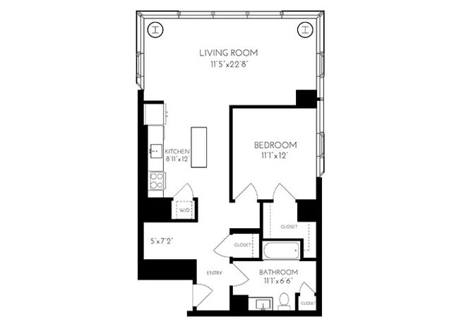 Floorplan - The Benjamin Seaport Residences