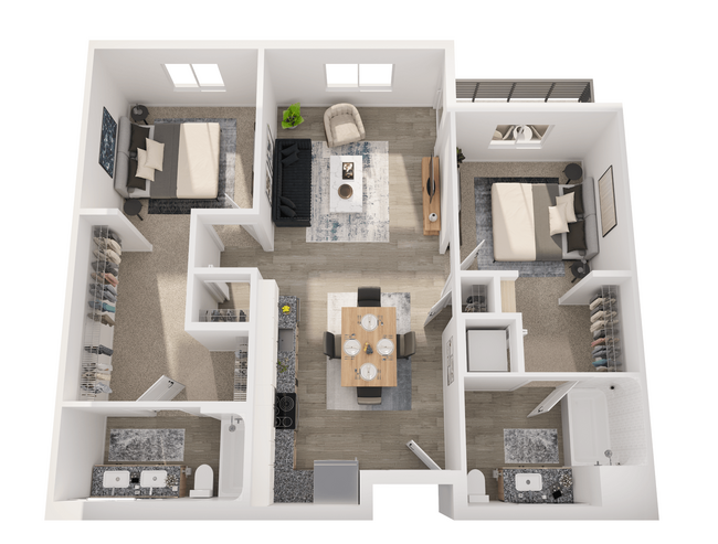 Floorplan - 805 Riverfront Apartments