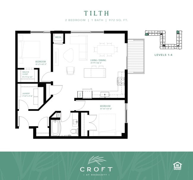 Floorplan - Croft at Rosecott