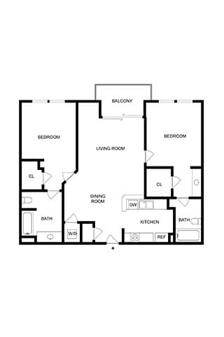 Floorplan - The Guild North Hollywood