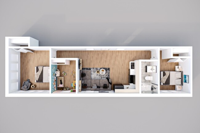 Floorplan - Bellevue Terrace Apartments