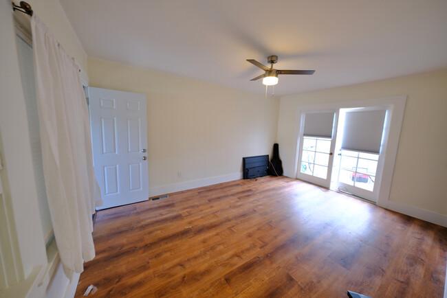 Living room to private patio - 227 1/2 E Victoria St