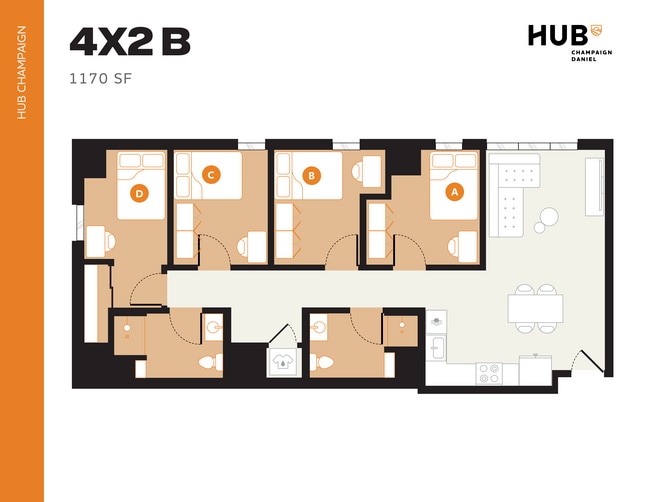 4x2 B - Hub Champaign