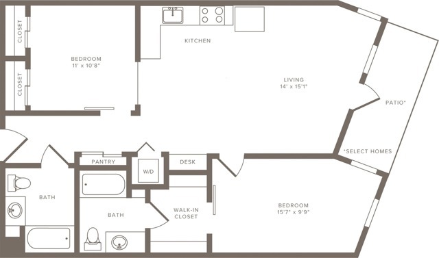 B03 980 sq. ft. - Modera Jack London Square