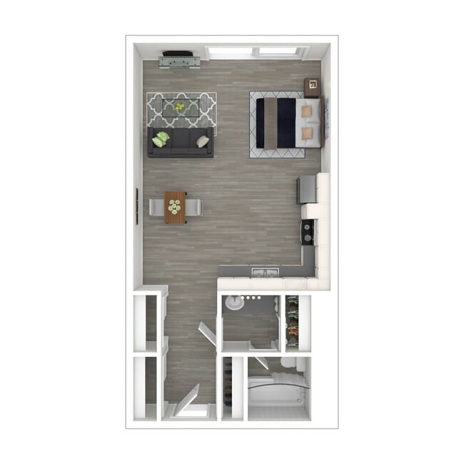 Floorplan - Oxford West Apartments