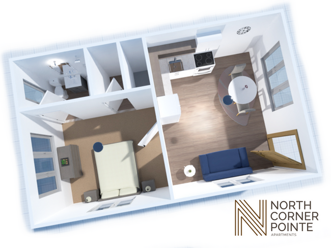 NCP Apartment Floor Plan - North Corner Pointe