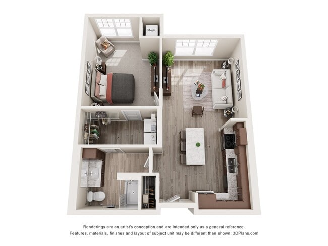 Floorplan - The Winslow 62+ Apartments