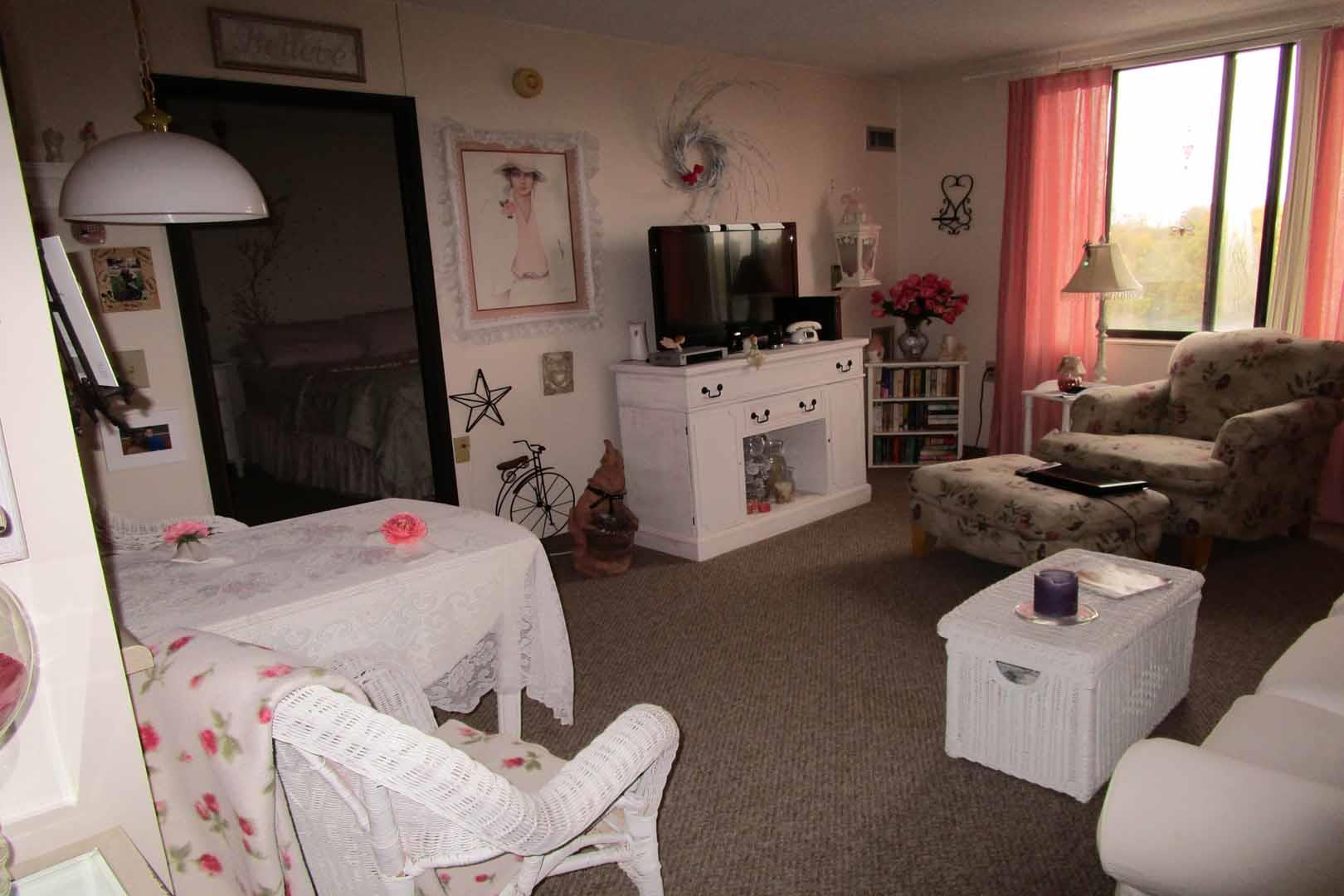 Living Room - Columbia Court - Senior, 62+ or barrier free