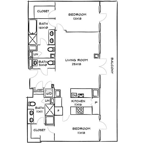 Floorplan - Indigo Apartments