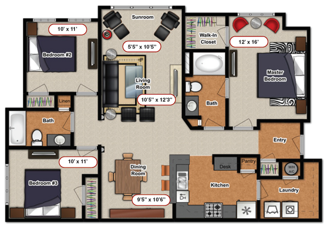 Floorplan - Northpoint Villas