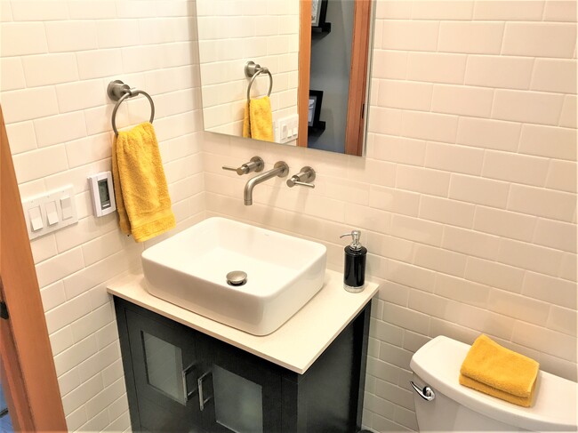 Heated floor and heated towel rack - 6549 40th Ave NE