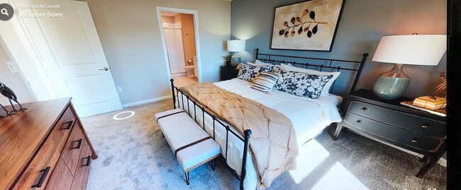 Master bedroom, photo from model house - 656 Tanaro Ln