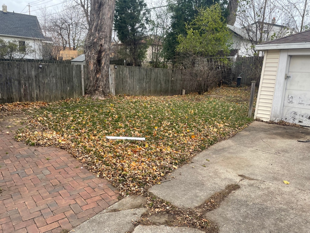 Fenced yard - 212 N 63rd St