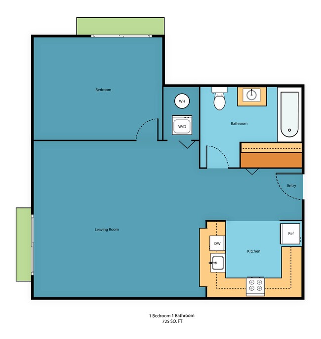 Floorplan - Promenade at the Park Apartment Homes