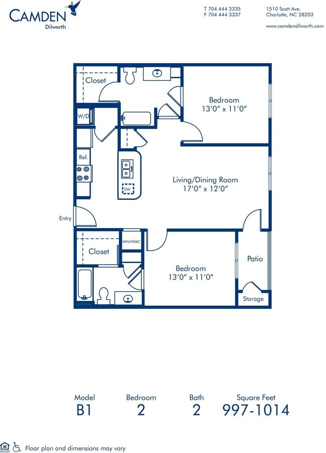 Floorplan - Camden Dilworth