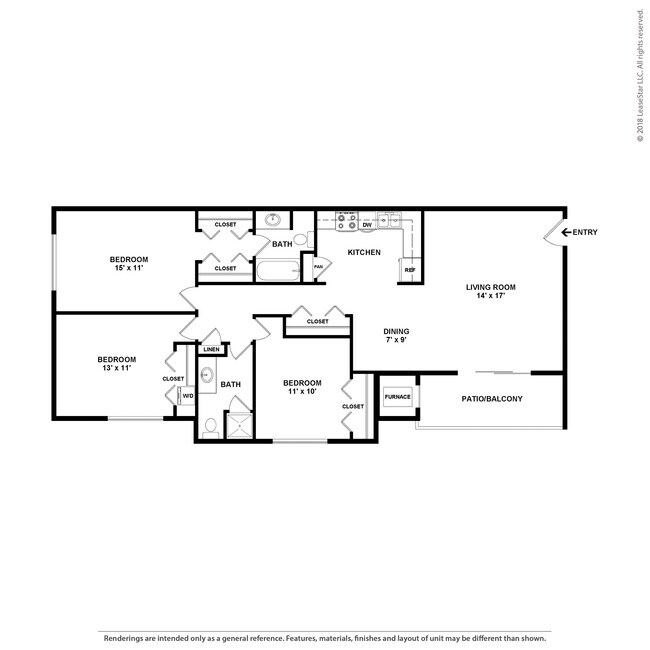 Floorplan - 7 Pointe Apartments